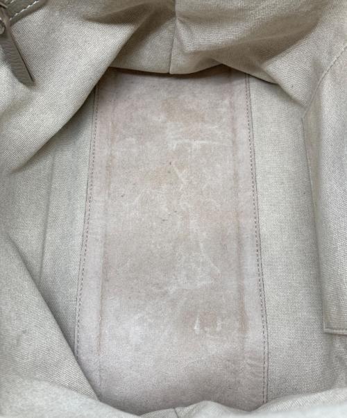 IACUCCI（イアクッチ）IACUCCI (イアクッチ) ソルベットS 2WAY ハンドバッグ ベージュ×アイボリーの古着・服飾アイテム