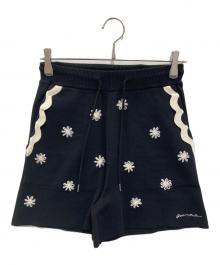 Gypsohila（ジプソフィア）の古着「Flower Short Pants」｜ブラック