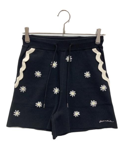 Gypsohila（ジプソフィア）Gypsohila (ジプソフィア) Flower Short Pants ブラック サイズ:FREE 未使用品の古着・服飾アイテム
