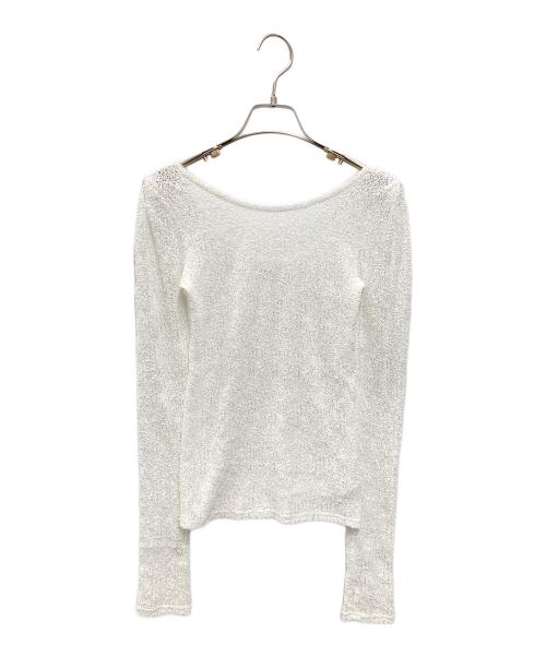 Bluelea（ブルレア）BLUELEA (ブルレア) Lacy long Tee ホワイト サイズ:FREEの古着・服飾アイテム