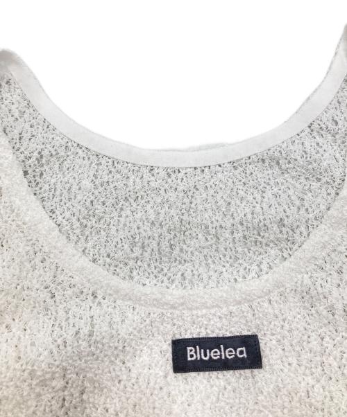 Bluelea（ブルレア）BLUELEA (ブルレア) Lacy long Tee ホワイト サイズ:FREEの古着・服飾アイテム