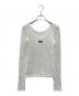 BLUELEA（ブルレア）の古着「Lacy long Tee」｜ホワイト