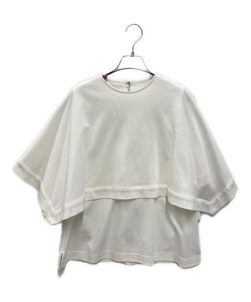 LOHEN（ローヘン）LOHEN (ローヘン) スクエアケープカットソー ホワイト サイズ:FREE 未使用品の古着・服飾アイテム