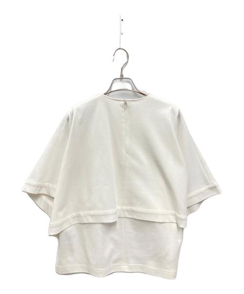 LOHEN（ローヘン）LOHEN (ローヘン) スクエアケープカットソー ホワイト サイズ:FREE 未使用品の古着・服飾アイテム