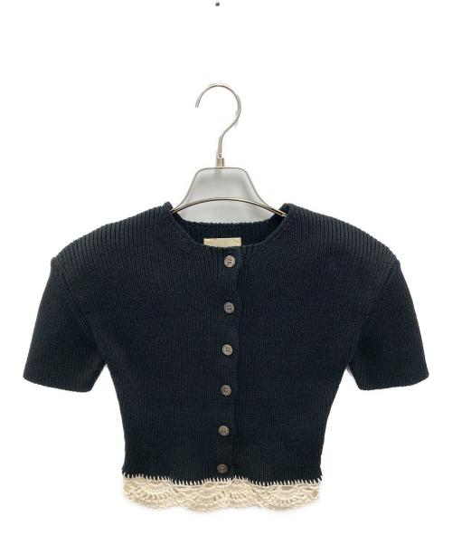 SHISHIKUI（シシクイ）SHISHIKUI (シシクイ) FRILL CAD / BLACK×OFF ブラック サイズ:FREEの古着・服飾アイテム