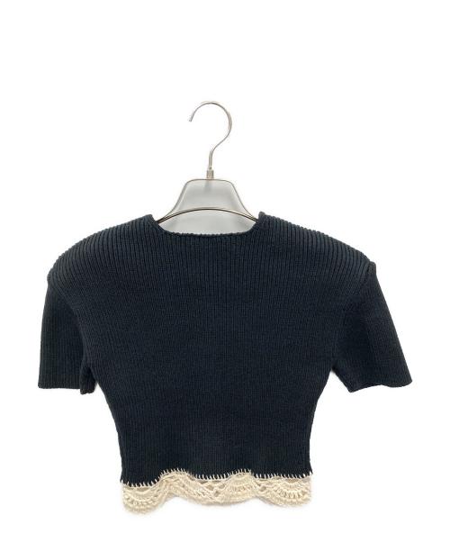 SHISHIKUI（シシクイ）SHISHIKUI (シシクイ) FRILL CAD / BLACK×OFF ブラック サイズ:FREEの古着・服飾アイテム