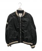 SUPREMEシュプリーム）の古着「Second To None MA-1 Jacket」｜ブラック