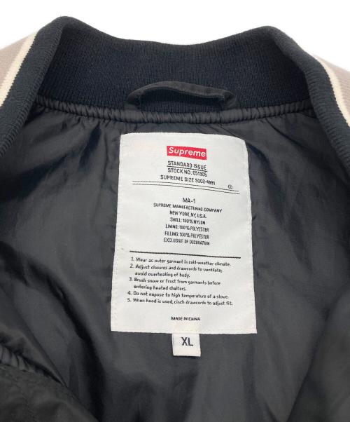 SUPREME（シュプリーム）Supreme (シュプリーム) Second To None MA-1 Jacket ブラック サイズ:XLの古着・服飾アイテム
