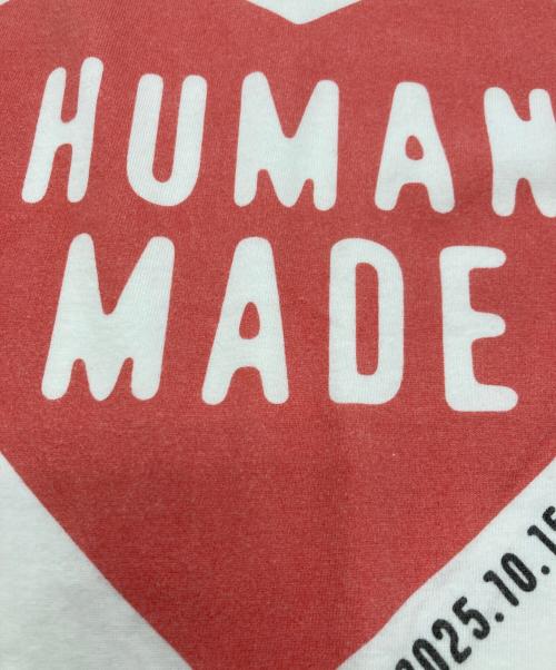 HUMAN MADE（ヒューマンメイド）HUMAN MADE (ヒューマンメイド) ハートプリントTシャツ ホワイト×レッド サイズ:XLの古着・服飾アイテム