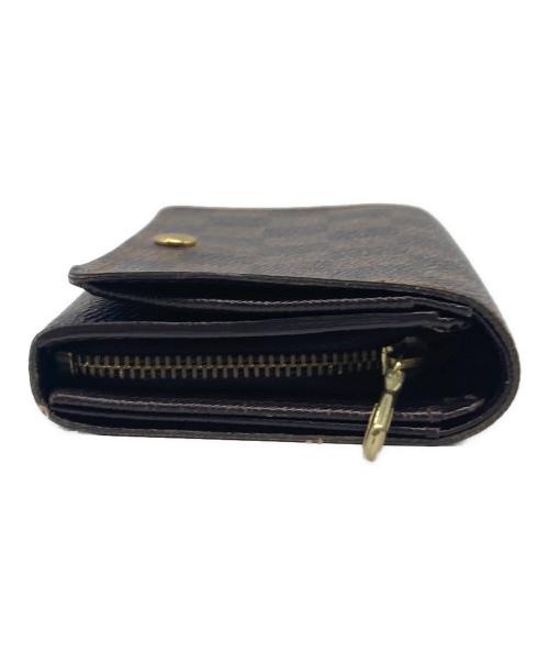 LOUIS VUITTON（ルイ ヴィトン）LOUIS VUITTON (ルイ ヴィトン) ダミエ 2つ折り財布 ブラウンの古着・服飾アイテム