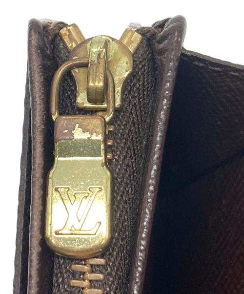 LOUIS VUITTON（ルイ ヴィトン）LOUIS VUITTON (ルイ ヴィトン) ダミエ 2つ折り財布 ブラウンの古着・服飾アイテム