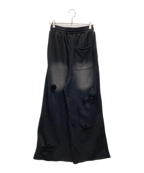 DANKE SCHON（ダンケ シェーン）Danke schon (ダンケ シェーン) DAMEGE SWEAT PANTS ブラック サイズ:Sの古着・服飾アイテム
