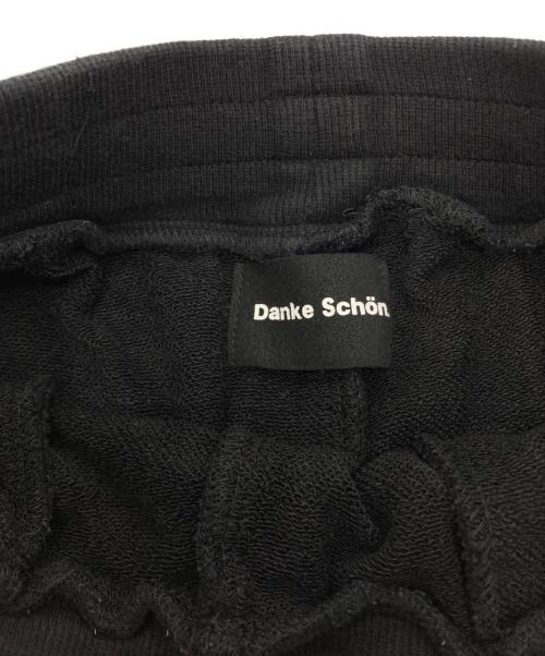 DANKE SCHON（ダンケ シェーン）Danke schon (ダンケ シェーン) DAMEGE SWEAT PANTS ブラック サイズ:Sの古着・服飾アイテム