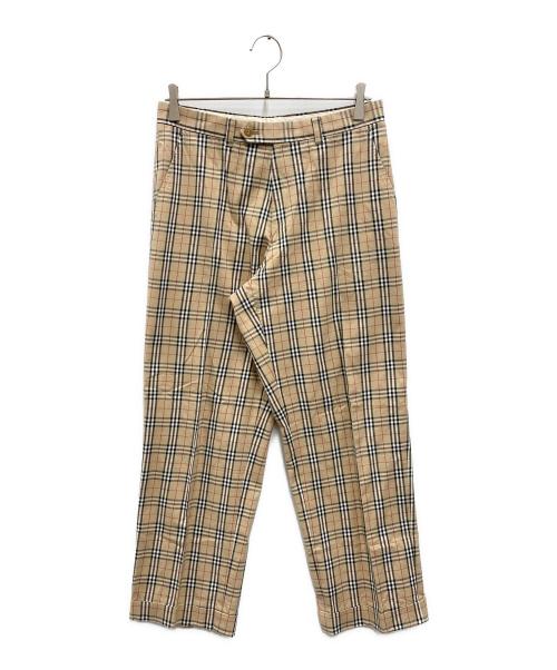 BURBERRY GOLF（バーバリーゴルフ）BURBERRY GOLF (バーバリーゴルフ) ノバチェックパンツ ベージュ サイズ:79の古着・服飾アイテム