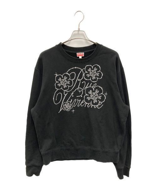 KENZO（ケンゾー）KENZO (ケンゾー) エンブロイダリースウェットシャツ ブラック サイズ:Lの古着・服飾アイテム