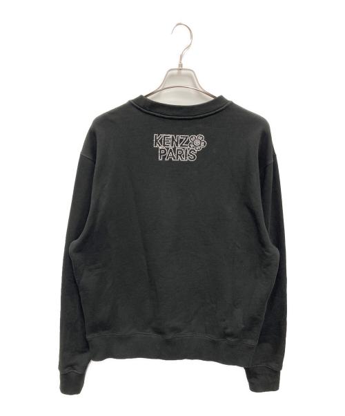 KENZO（ケンゾー）KENZO (ケンゾー) エンブロイダリースウェットシャツ ブラック サイズ:Lの古着・服飾アイテム