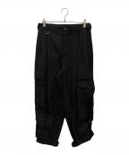 SOSHIOTSUKIソウシ オオツキ）の古着「NORFOLK CARGO TROUSERS」｜ブラック