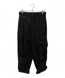 SOSHIOTSUKI（ソウシ オオツキ）の古着「NORFOLK CARGO TROUSERS」｜ブラック