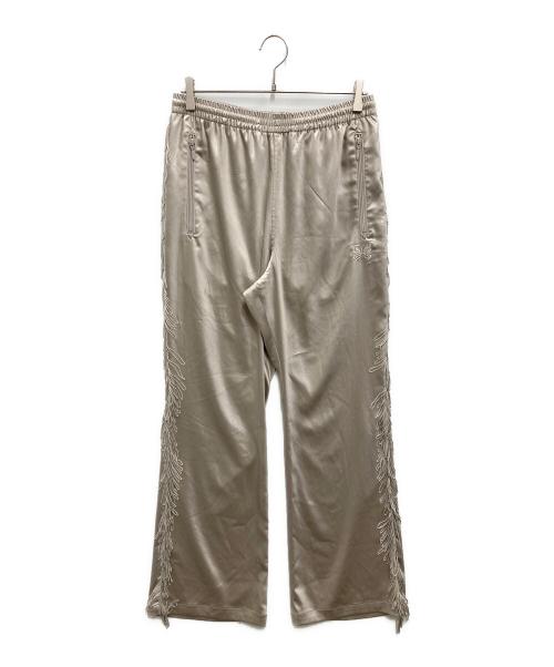 Needles（ニードルズ）Needles (ニードルズ) FRINGE BOOT-CUT TRACK PANT ベージュ サイズ:Mの古着・服飾アイテム