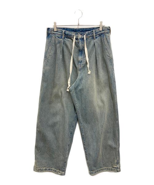 JOURNAL STANDARD relume（ジャーナルスタンダード レリューム）JOURNAL STANDARD relume (ジャーナルスタンダード レリューム) スモーキーデニム 11oz オーバーパンツ インディゴ サイズ:Lの古着・服飾アイテム