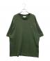 MAISON KITSUNE（メゾンキツネ）の古着「BOLD FOX HEAD PATCH OVERSIZE TEE」｜グリーン
