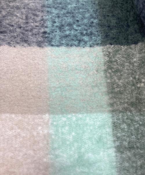 Acne studios（アクネ ストゥディオズ）ACNE STUDIOS (アクネ ストゥディオズ) ウールチェックマフラー グリーンの古着・服飾アイテム