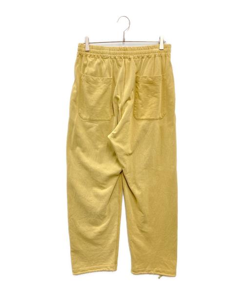FOLL（フォル）FOLL (フォル) antique washed baggy sweatpants イエロー サイズ:3の古着・服飾アイテム