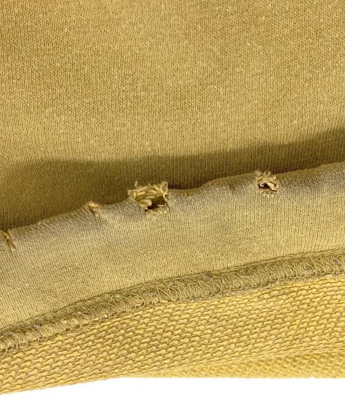 FOLL（フォル）FOLL (フォル) antique washed baggy sweatpants イエロー サイズ:3の古着・服飾アイテム