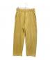 FOLL（フォル）の古着「antique washed baggy sweatpants」｜イエロー