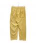 FOLL (フォル) antique washed baggy sweatpants イエロー サイズ:3：8000円
