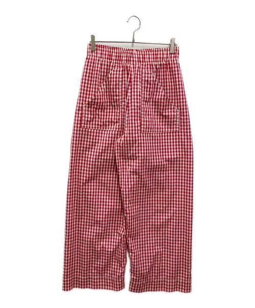 KOOKYZOO（クーキーズー）KOOKYZOO (クーキーズー) ギンガムチェックパンツ レッド サイズ:32の古着・服飾アイテム