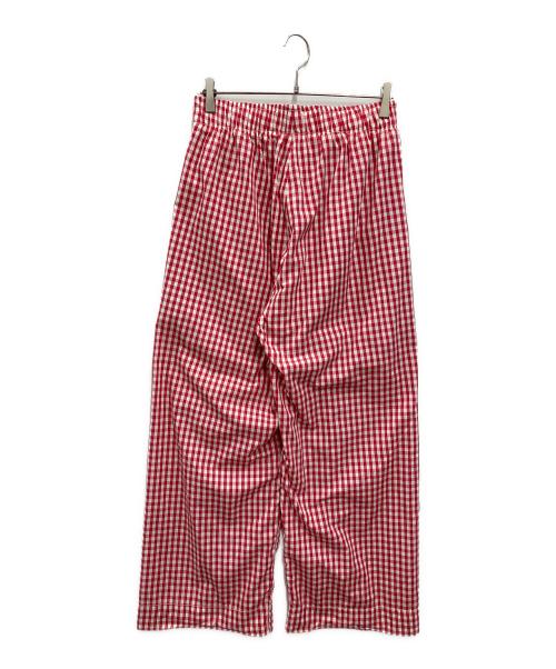 KOOKYZOO（クーキーズー）KOOKYZOO (クーキーズー) ギンガムチェックパンツ レッド サイズ:32の古着・服飾アイテム