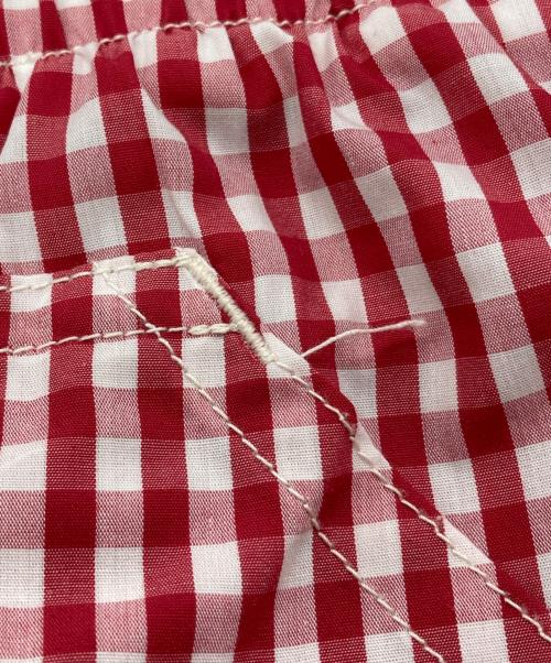 KOOKYZOO（クーキーズー）KOOKYZOO (クーキーズー) ギンガムチェックパンツ レッド サイズ:32の古着・服飾アイテム