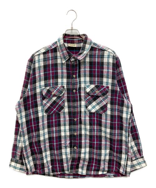 FIVE BROTHER（ファイブブラザー）FIVE BROTHER (ファイブブラザー) 【古着】チェックネルシャツ レッド サイズ:XLの古着・服飾アイテム