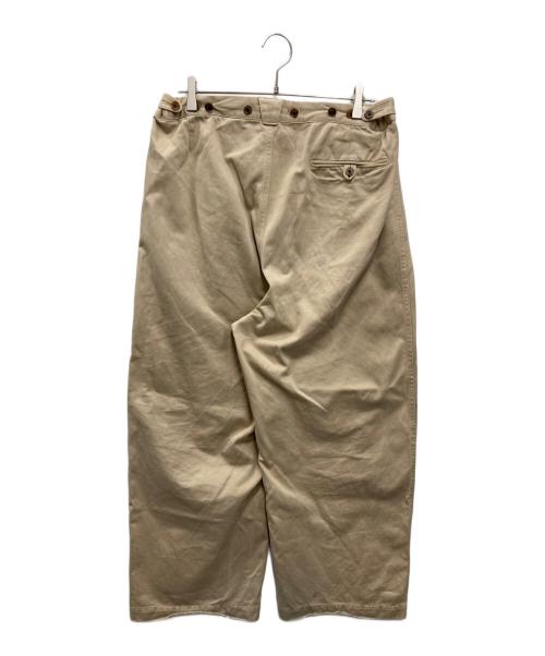 NICENESS（ナイスネス）NICENESS (ナイスネス) DOUBLE KNEE PANTS HOWERD.L ベージュ サイズ:Mの古着・服飾アイテム