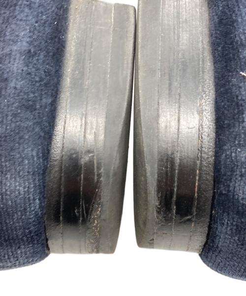 Tricker's（トリッカーズ）Tricker's (トリッカーズ) スカル ベロア シューズ ネイビー サイズ:記載なしの古着・服飾アイテム