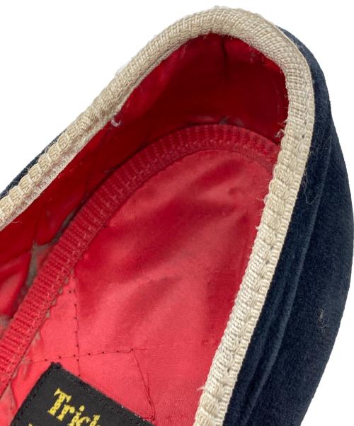 Tricker's（トリッカーズ）Tricker's (トリッカーズ) スカル ベロア シューズ ネイビー サイズ:記載なしの古着・服飾アイテム