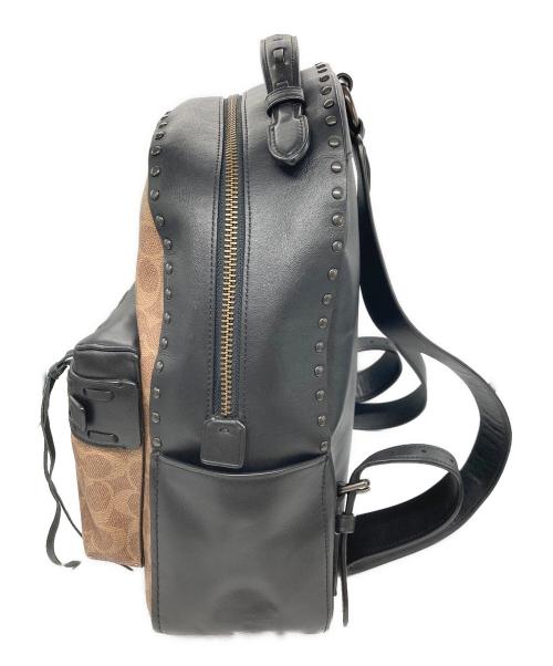 COACH（コーチ）COACH (コーチ) Campus Backpack Signature Canvas Whipstitch ベージュの古着・服飾アイテム