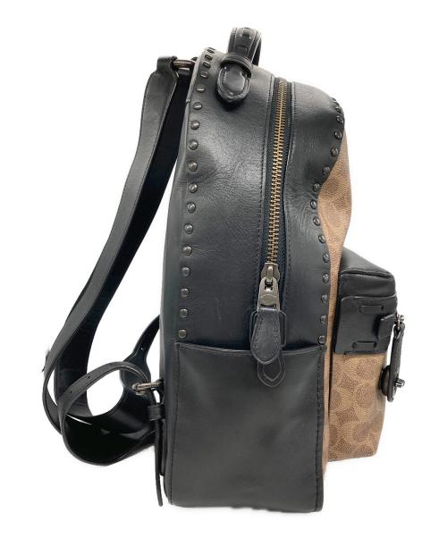COACH（コーチ）COACH (コーチ) Campus Backpack Signature Canvas Whipstitch ベージュの古着・服飾アイテム