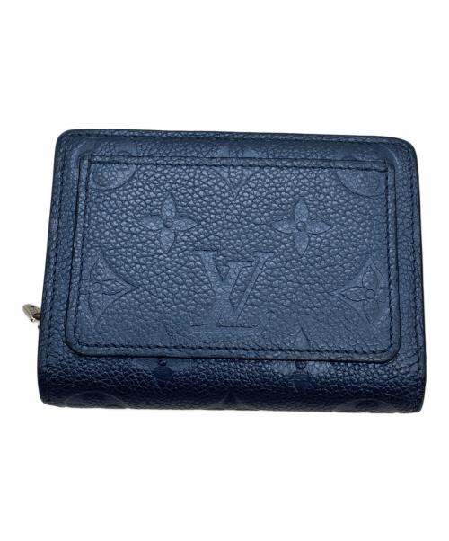 LOUIS VUITTON（ルイ ヴィトン）LOUIS VUITTON (ルイ ヴィトン) モノグラム ポルトフォイユ・クレア 2つ折り財布 ブルーの古着・服飾アイテム