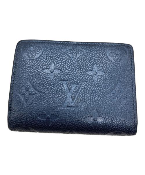 LOUIS VUITTON（ルイ ヴィトン）LOUIS VUITTON (ルイ ヴィトン) モノグラム ポルトフォイユ・クレア 2つ折り財布 ブルーの古着・服飾アイテム