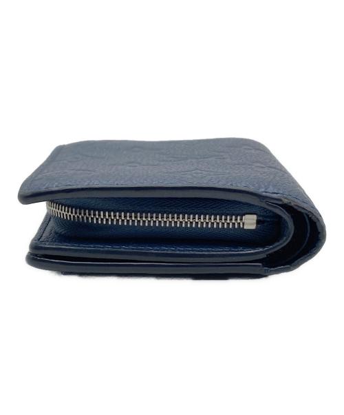 LOUIS VUITTON（ルイ ヴィトン）LOUIS VUITTON (ルイ ヴィトン) モノグラム ポルトフォイユ・クレア 2つ折り財布 ブルーの古着・服飾アイテム
