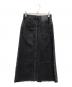 Hysteric Glamour (ヒステリックグラマー) SNAKE LOOP リメイク デニムスカート ブラック サイズ:25：15000円