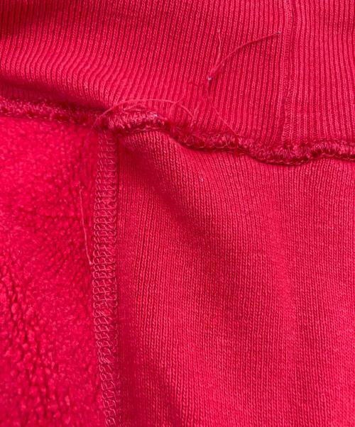 Champion REVERSE WEAVE（チャンピオン リバース ウィーブ）Champion REVERSE WEAVE (チャンピオン リバース ウィーブ) 3段プリント スウェット レッド サイズ:Ｌの古着・服飾アイテム