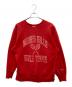Champion REVERSE WEAVE（チャンピオン リバース ウィーブ）の古着「3段プリント スウェット」｜レッド