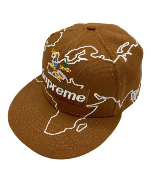 SUPREME（シュプリーム）SUPREME (シュプリーム) New Era (ニューエラ) Worldwide Box Logo ブラウン サイズ: 7 1/2の古着・服飾アイテム