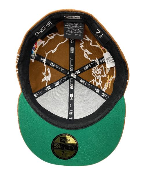 SUPREME（シュプリーム）SUPREME (シュプリーム) New Era (ニューエラ) Worldwide Box Logo ブラウン サイズ: 7 1/2の古着・服飾アイテム