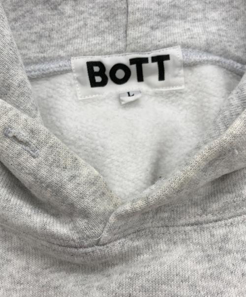 BoTT（ボット）BoTT (ボット) Love Bott Pullover Hood Sweatshirt グレー サイズ:Lの古着・服飾アイテム