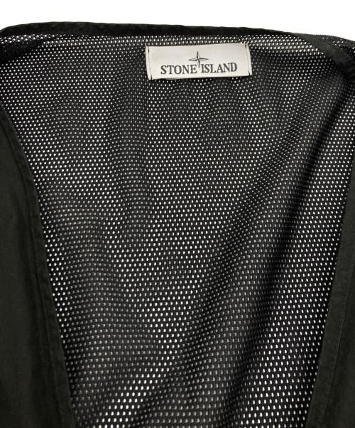 STONE ISLAND（ストーンアイランド）STONE ISLAND (ストーンアイランド) David Light-TC POLY NET ブラック サイズ:Lの古着・服飾アイテム