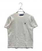 POLO RALPH LAURENポロ・ラルフローレン）の古着「コットン ジャージー クルーネック Tシャツ」｜ホワイト